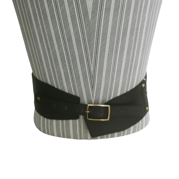 Ardene Accessories - Ardene Spain Division Elastic Stretch Belt Asymmetric Faux Leather Floral  S/M